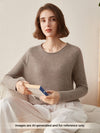 COMOBOCA 100% Cashmere Women's Loose Knit Sweater