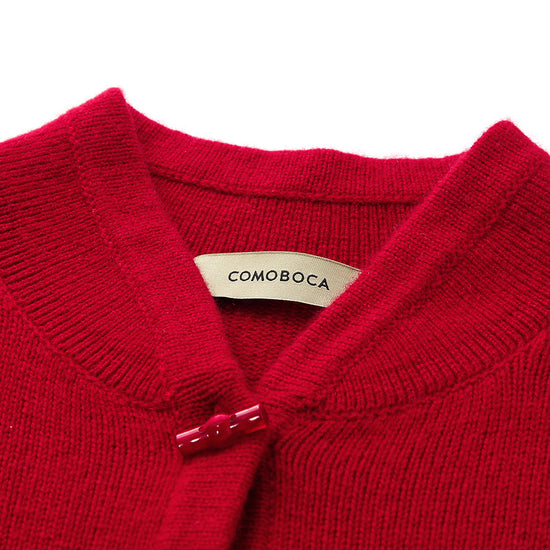 COMOBOCA 100% Cashmere Women's Cardigan with Mandarin Collar
