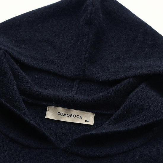 COMOBOCA 100% Cashmere Women's Flower Embroidered Hoodie
