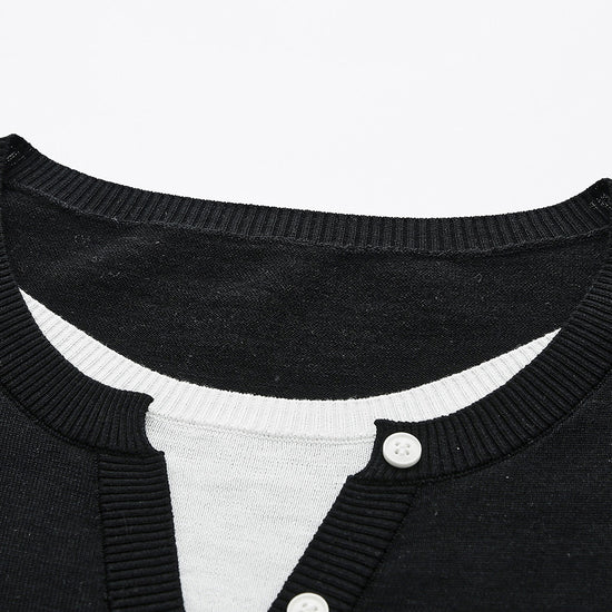 COMOBOCA Women's Ribbed Mock Cardigan Sweater