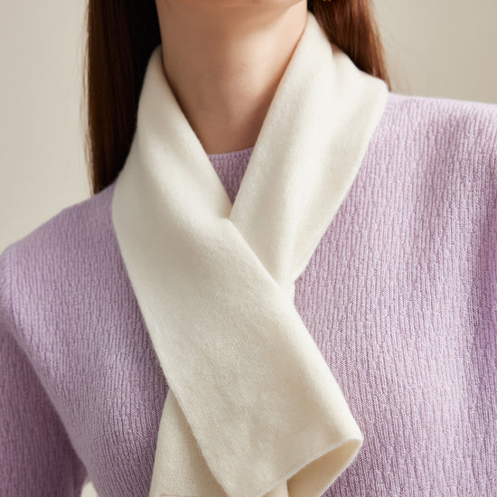 COMOBOCA 100% Cashmere Women's Embroidered Scarf