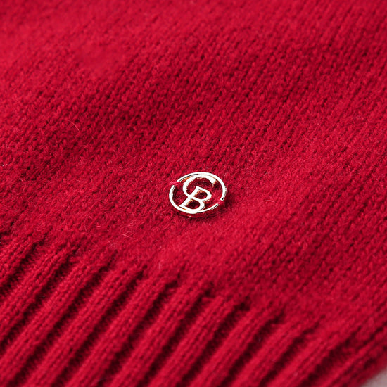 COMOBOCA 100% Cashmere Women's Knit Zip Cardigan Hoodie
