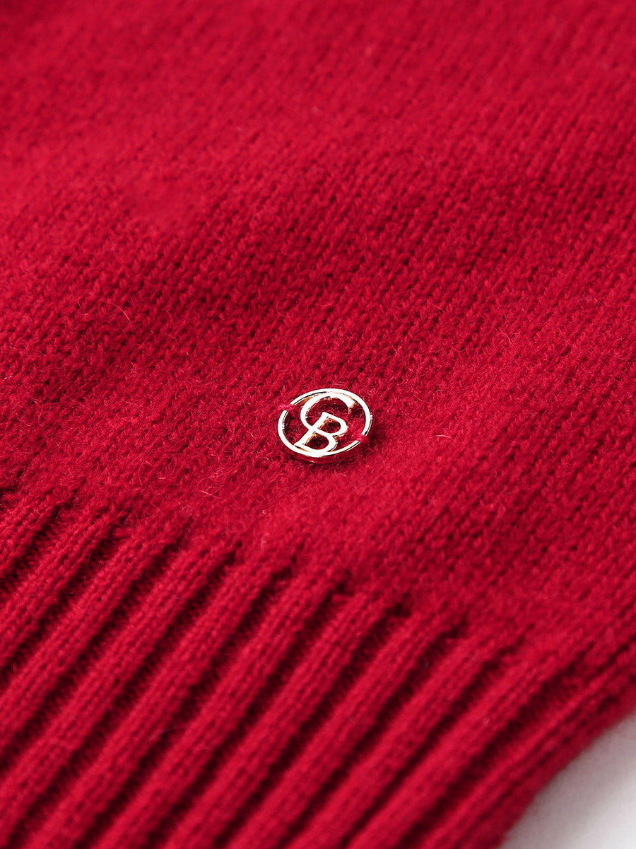 COMOBOCA 100% Cashmere Women's Knit Zip Cardigan Hoodie