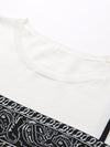 COMOBOCA Women's 2-in-1 Bandana Print Knit Top