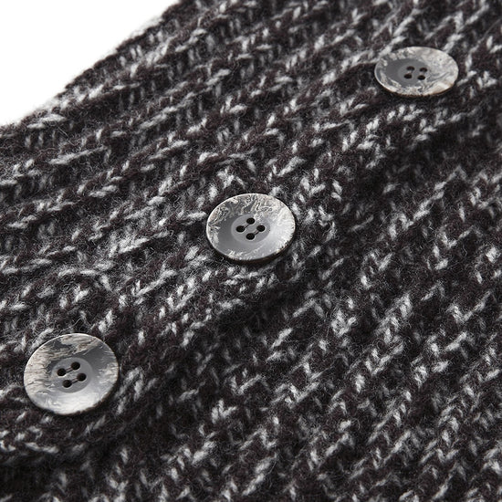 COMOBOCA 100% Wool Women's Knit Button Neck Warmer Shawl