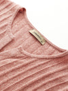 COMOBOCA 100% Cashmere Women's Ribbed Faux Knit Cardigan Sweater