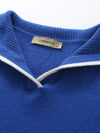COMOBOCA 100% Cashmere Women's Sailor Collar Sweater