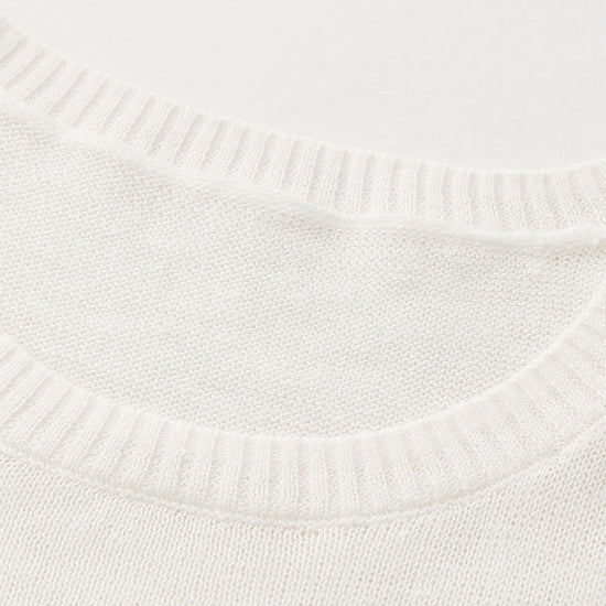 COMOBOCA Women's Lace Trim Knit T-Shirt