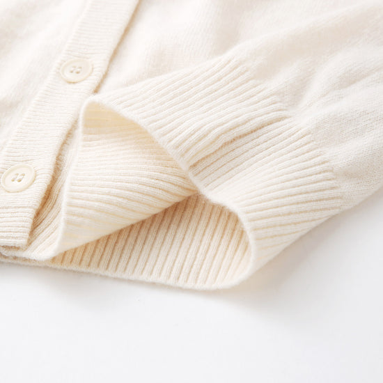 COMOBOCA 100% Cashmere Cozy Nordic Inspired Cardigan