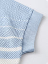 COMOBOCA Women's Striped Polo Knit T-Shirt