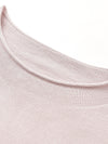 COMOBOCA Women's Side Ruched Mock Neck Knit T-Shirt