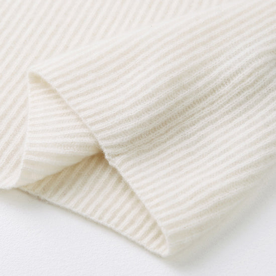 COMOBOCA 100% Cashmere Women's V-Neck Loose Knit Sweater