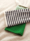 COMOBOCA 100% Cashmere Women's Color-Blocked Sleeve Knit Sweater