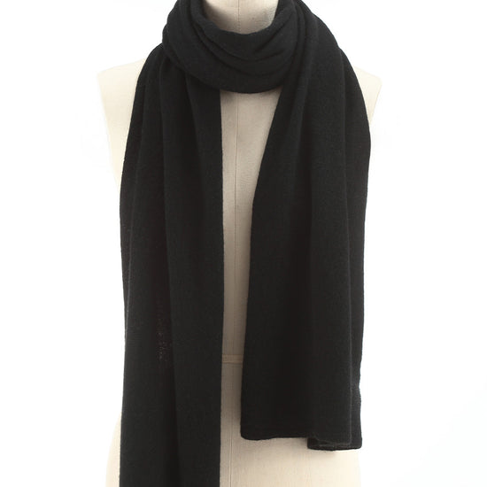 COMOBOCA Black 100% Cashmere Women's Scarf