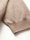 COMOBOCA 100% Wool Women's Seamless Round Neck Knit Sweater