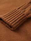 COMOBOCA 100% Cashmere Women's Turtleneck Cable Knit Sweater
