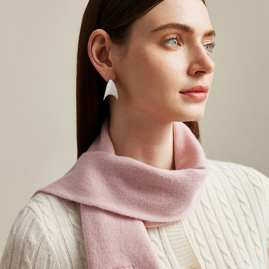 COMOBOCA 100% Cashmere Women's Embroidered Scarf