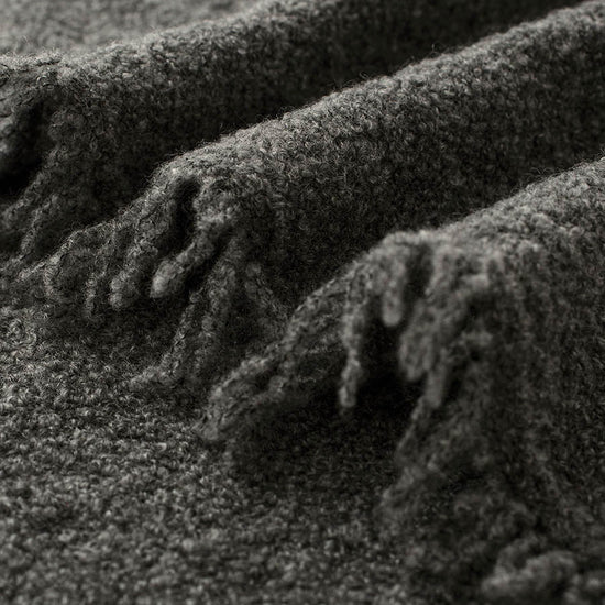 COMOBOCA Women's Fringed Triangle Knit Scarf