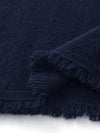 COMOBOCA 100% Cashmere Women's Fringed Hem Floral Sweater