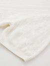 Women’s Round Neck Solid Color Linen Knit Cardigan with Single Button