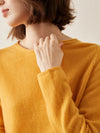 COMOBOCA 100% Cashmere Women's Loose Knit Sweater