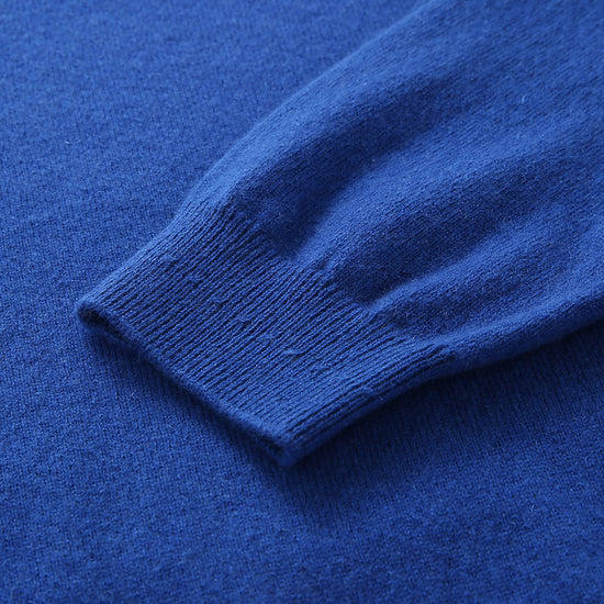 COMOBOCA 100% Cashmere Women's Sailor Collar Sweater