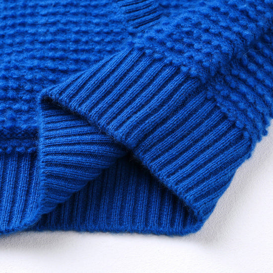 COMOBOCA 100% Cashmere Women's Textured Knit Pocket Hoodie