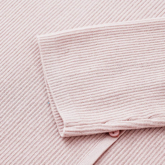 COMOBOCA Women's Ribbed Knit V-Neck Faux Cardigan