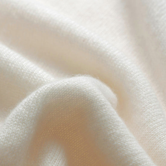 COMOBOCA 100% Cashmere Women's Sweater with Built-in Collar