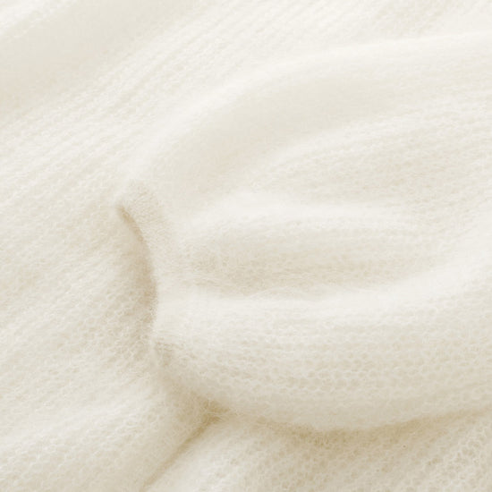 COMOBOCA Women's Mohair Fluffy Open Front Cardigan