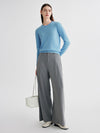 COMOBOCA 100% Cashmere Women's Round Neck Sweater