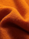 COMOBOCA 100% Cashmere Mock Neck Ribbed Knit Sweater