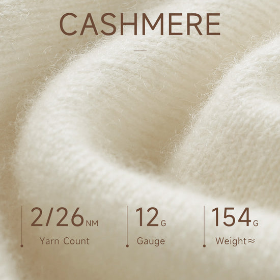 COMOBOCA 100% Cashmere Women's Round Neck T-Shirt