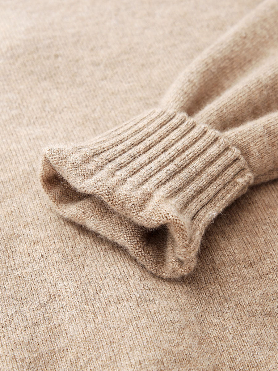 COMOBOCA 100% Cashmere Women's Cable Button Knit Cardigan