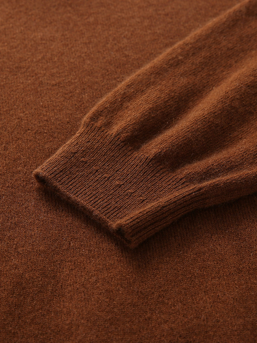 COMOBOCA 100% Cashmere Women's Sailor Collar Sweater