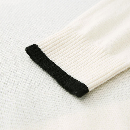 COMOBOCA 100% Cashmere Women's Nordic Reindeer Knit Sweater