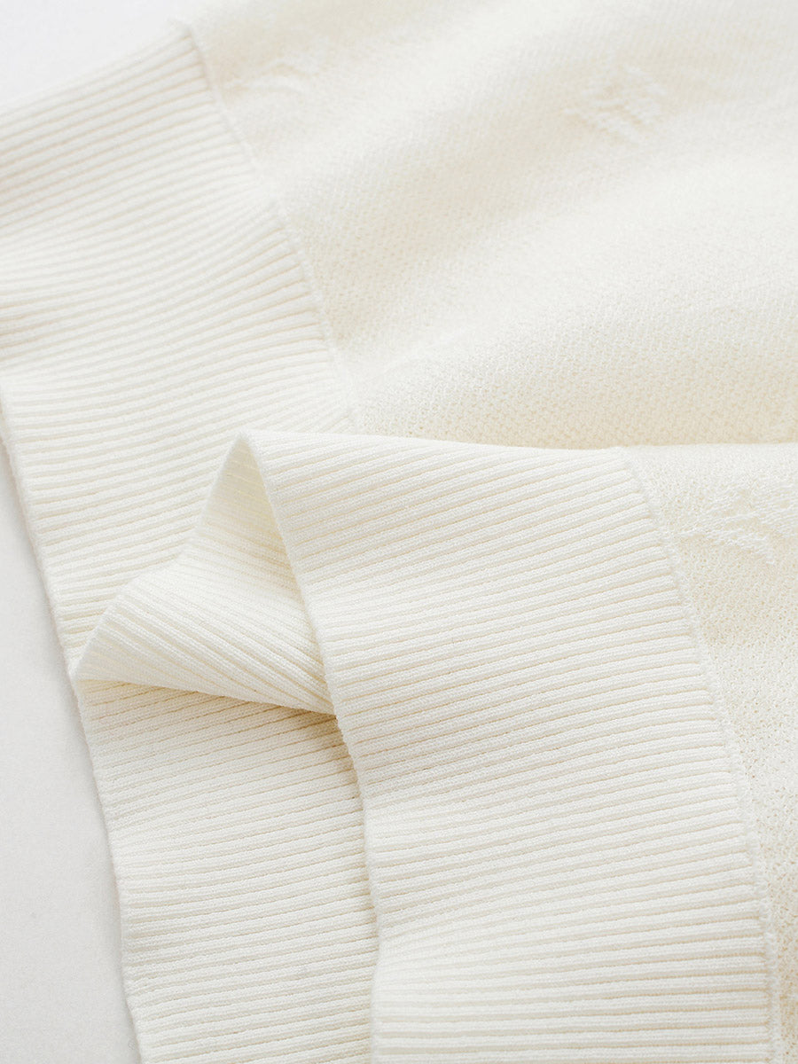 COMOBOCA Women's Fair Isle Striped Knit Top