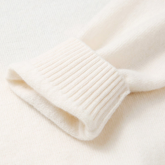 COMOBOCA 100% Wool Kids' Intarsia Round Neck Knit Sweater