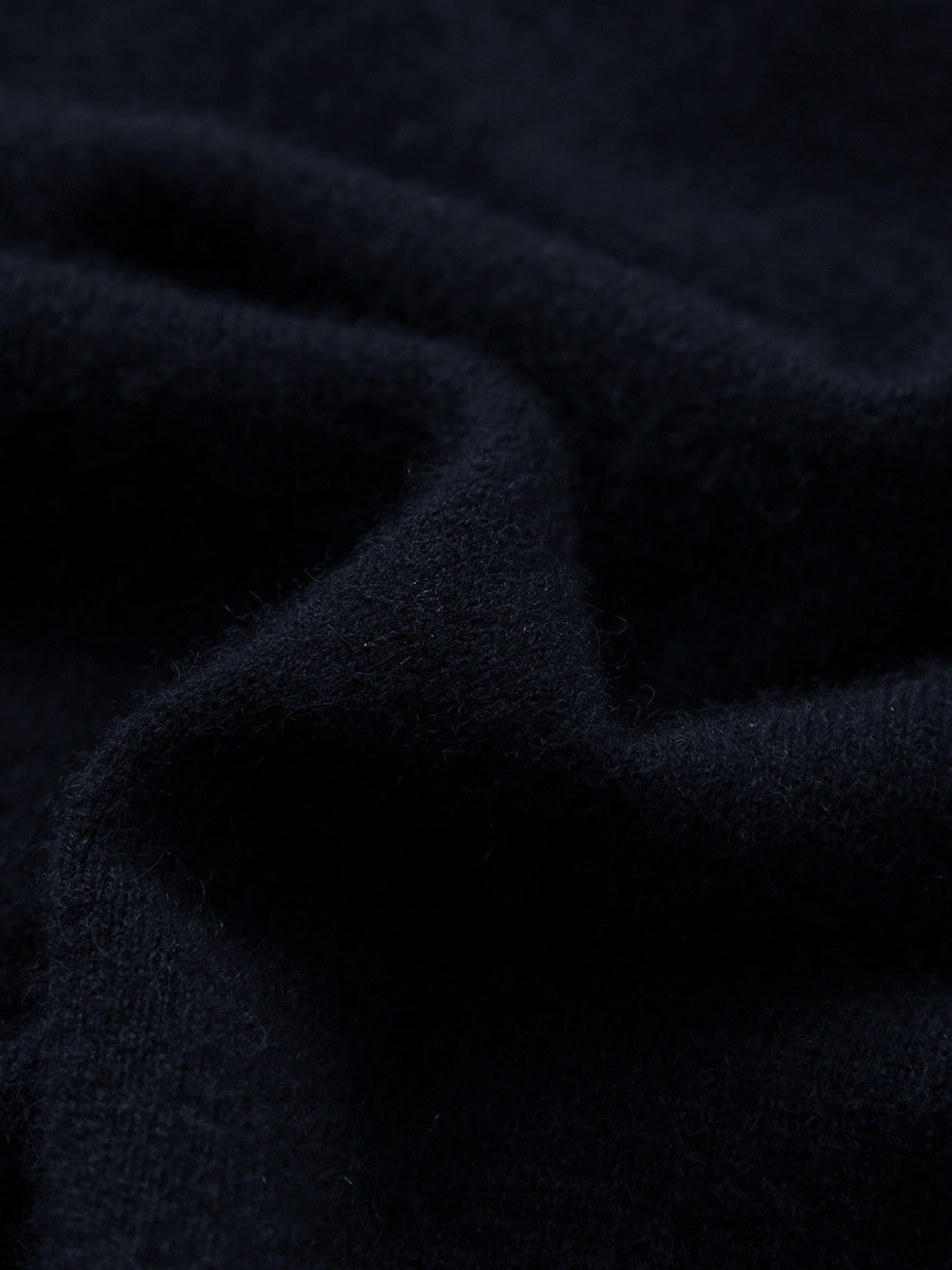 COMOBOCA 100% Cashmere Women's Sailor Collar Sweater