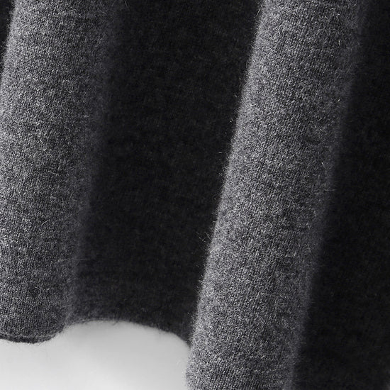 COMOBOCA 100% Cashmere Women's Knit Pleated Skirt