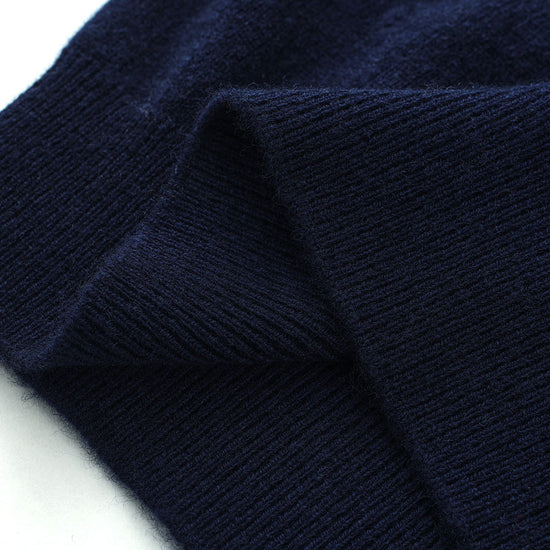 COMOBOCA 100% Wool Kids' Christmas Stocking Round Neck Sweater