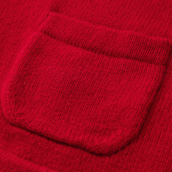 COMOBOCA 100% Cashmere Women's Cardigan with Mandarin Collar