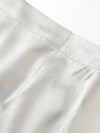 COMOBOCA Women's Elastic Waistband Chic Midi Skirt