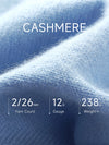 COMOBOCA 100% Cashmere Women's Diamond Patterned Pearl Button Cardigan