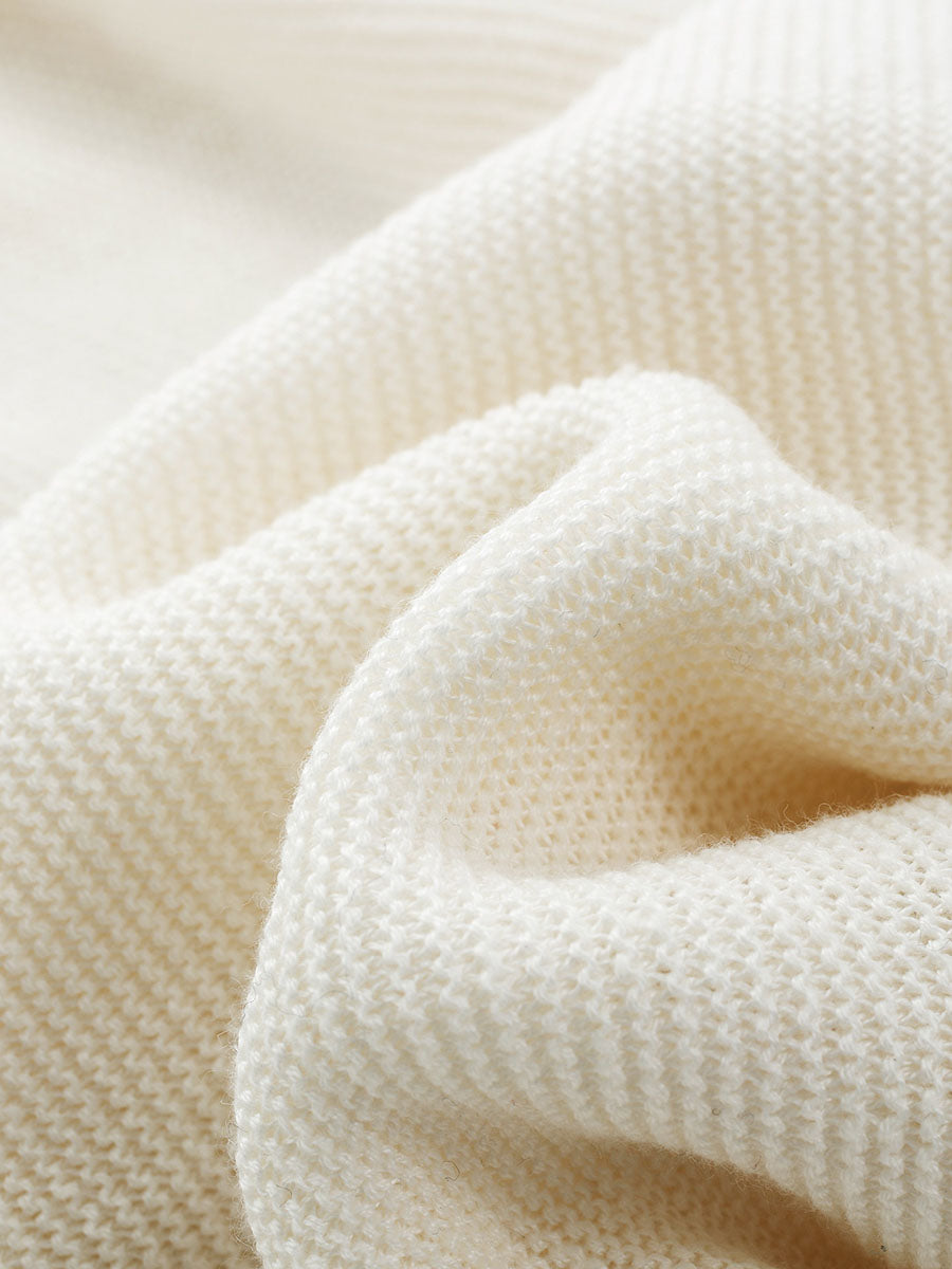 COMOBOCA Women's Ribbed V-Neck Button Cardigan