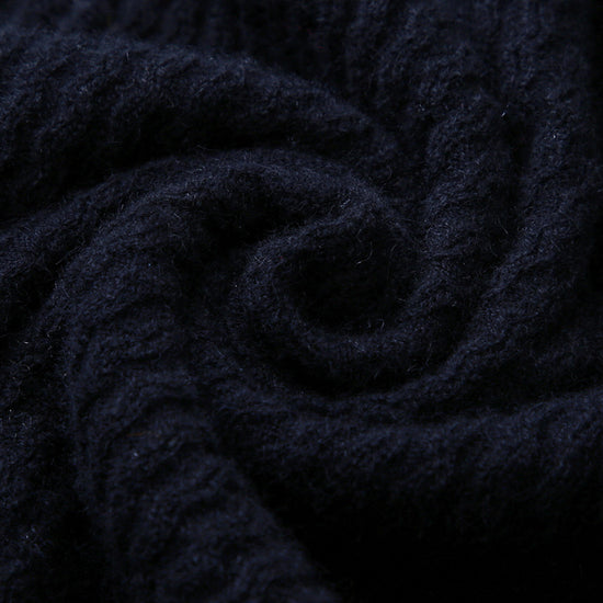 COMOBOCA 100% Cashmere Women's Mock Neck Knit Sweater