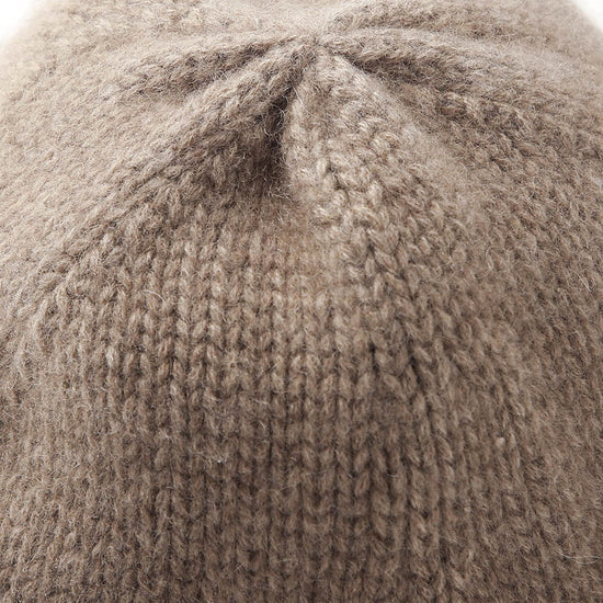 COMOBOCA 100% Cashmere Women's Ear Flap Beanie with Pom-Poms