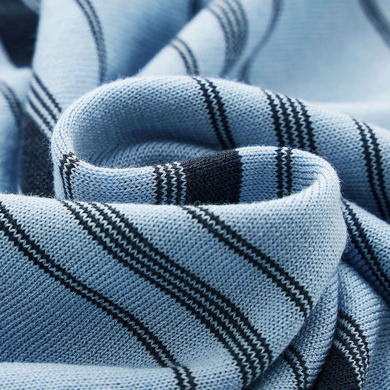 COMOBOCA Women's Striped Back Tie Knit Sweater