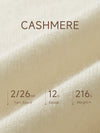 COMOBOCA 100% Cashmere Women's Round Neck Sweater