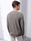 COMOBOCA 100% Cashmere Men's V-Neck Sweater